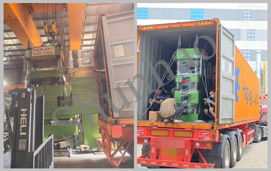 300 ton automatic melamine compress machine