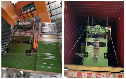 Shunhao 200-ton melamine molding machine shipment Shunhao 200-ton melamine molding machine shipment