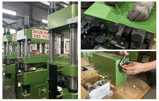 Shunhao hydraulic melamine moulding machine Shunhao hydraulic melamine moulding machine
