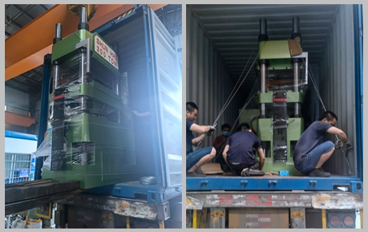 Shunhao Melamine Tableware مولڈنگ مشین اور Preheating مشین شپمنٹ