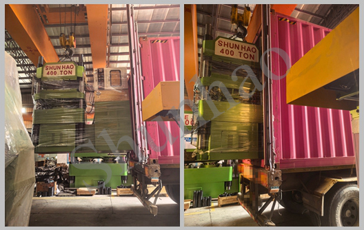 Shunhao Factory 400 Ton Melamine Press Machines Shipment