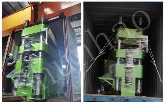 Shunhao Factory کی جانب سے 500-ton میلامین ٹیبل ویئر مولڈنگ مشینوں کی شپمنٹ